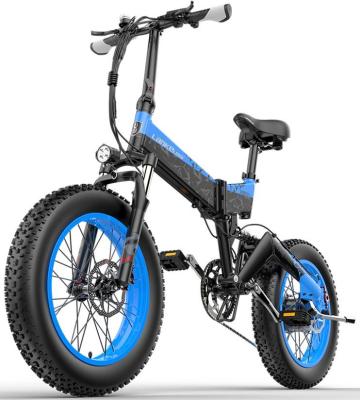 China Factory Supply Aluminum Alloy Electric Bicycle 1000W 48V 10AH E Bike Fat Wheel City Folding Ebike Mountain Bike For Lady for sale