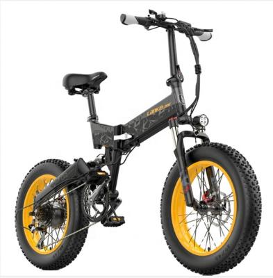 China Factory Supply Aluminum Alloy Electric Bicycle 1000W 48V 10AH E Bike Fat Wheel City Folding Ebike Mountain Bike For Lady for sale