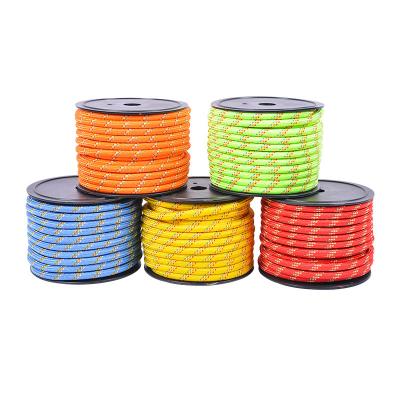 China 10 12 14 16 18 20 mm Wholesale High Strength Colored Outdoor Dynamic Nylon Rope Rock Climbing For Mountaineering for sale