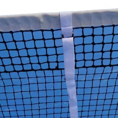 China Aoson PE Double PE Tennis Practice Net Sports Net 12.8*1.07m OEM Size High Quality Game Tennis Nets for sale