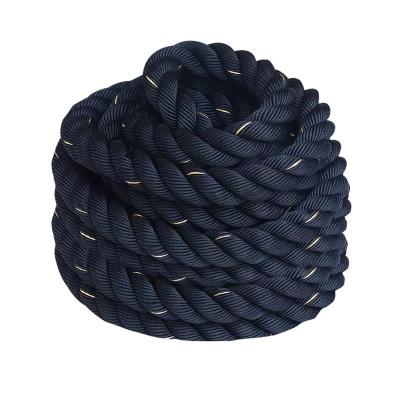 China Polyester High Quality Aging Anti Aging Material Goods Wear-Resistant PET Battle Rope Resistance Battle Rope Exercises for sale