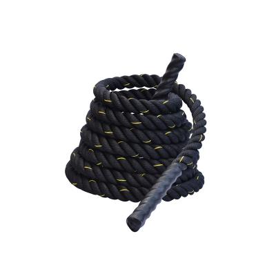 China Aging Resistance Battle Rope PET Wielding Battle Rope 38/50mm 9m 12m High Quality Anchor 15m Multifunctional Battle Rope Pro for sale