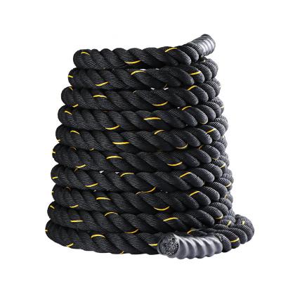 China OEM Resistance Aging Battle Ropes Custom Logo and Packing Bag Gym High Quality Battle Ropes for sale