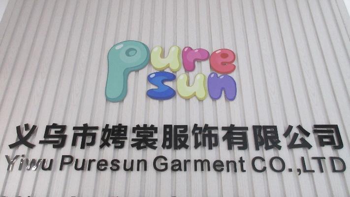 Verified China supplier - Yiwu Puresun Garment Co., Ltd.