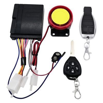 China Luxury One Way Metal Anti-Cut One Click Start One Remote Control Alarm System Motorcycle 12V Key Start for sale