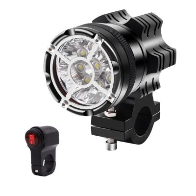 China Aluminum Alloy Aluminum Alloy 30W Handlebar Mounting Led 9 Bead Motorcycle Motorbike Running Light for sale