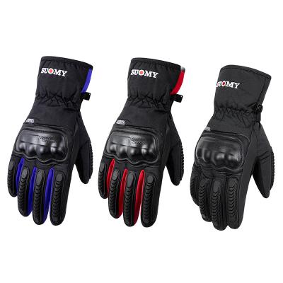 China Wholesale Winter Thick Warm Breathable Motocross Racing Gloves Waterproof Touch Screen Motorcycle Riding Gloves for sale