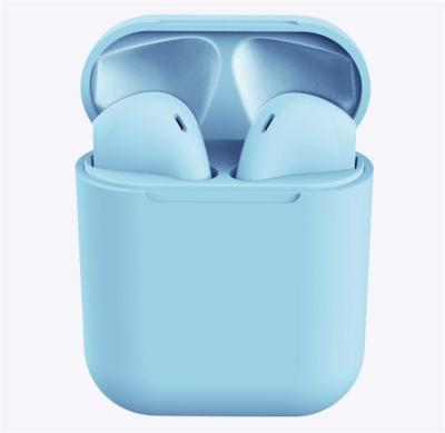 China Promotional In-ear Inpods 12 tws Mini Sport Wireless Earbuds Earphones i12 With Charging Case for sale