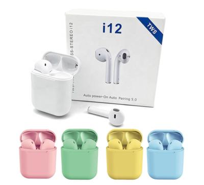 China i12 In-ear tws BT earphone Wireless Earbuds Earbuds 3D touch control surround - sound earbuds for sale