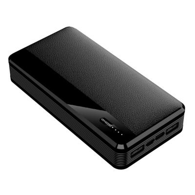 China Fast Charging Support 20000 Mah Powerbank Portable Charger External Battery 20000mah Leather Mobile Power Bank for sale