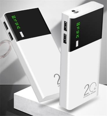 China Portable LED Display Factory Power Bank 20000mAh Power Bank Digital Display Smart External Battery 10000mah for sale