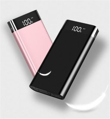 China Hot Ultra Thin Amazone Charger Battery LED Display 20000mAh Power Bank Portable Charger External Battery 10000mah for sale