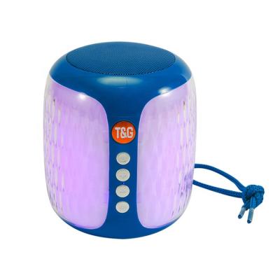 China Mini Phone Function Colorful Lights BT Speaker Outdoor Sports Column Wireless Portable Speaker Tg611 for sale