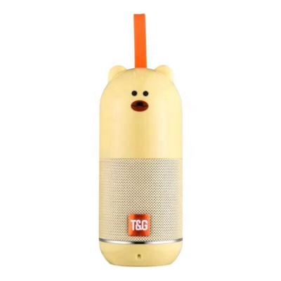 China Outdoor Portable Speakers TG502 Mini Cute Cartoon Speaker Wireless Blue Tooth Handle Speaker Phone Function Doll Gift for sale