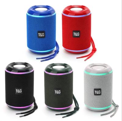 China Portable Blue Wireless Powerful Outdoor High Bass BoomBox Speakers TG291 Phone Function Tooth TF FM TF FM Radio With LED Light for sale