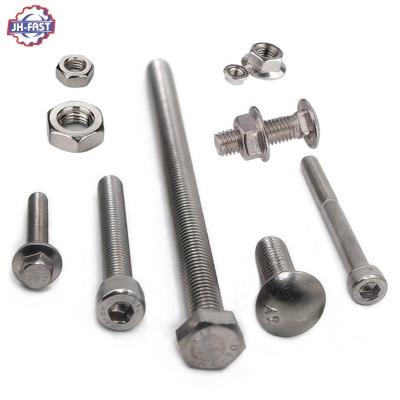 China Extra Long Large Big Head SS 304 316 Stainless Steel DIN603 Coach Carriage Bolts and Nuts for sale