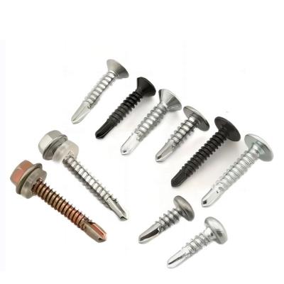 China Self-Drilling Screws for Roofing Metric M3 M4 M6 Sizes CSK Head Stainless Steel SS304 for sale