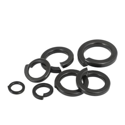 China Spring Lock Washer M3 M4 M5 M6 M8 M10 M12 M16 M20 M24 M27 M30 Black Grade 8.8 Carbon Steel for sale