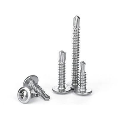 China Truss Head Self Drilling Screw with DIN Standard and Metric Measurement System in Wafer Head Zinc Finish for sale