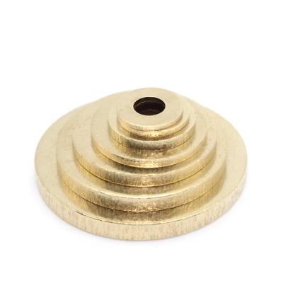 China DIN Standard M6 M8 M10 M12 Brass Flat Washers for Custom Size and Golden Zinc Plating for sale