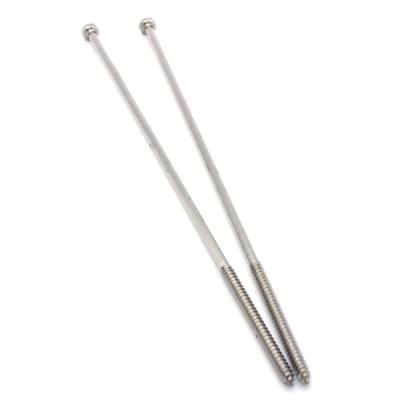 China Custom M8 Zinc Self Tapping Stainless Steel Screw 100mm 150mm 200mm Hex Leg Coach Screws for sale