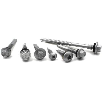 Китай ZINC Finish Hexagon Head Self-drilling Screw с фланцем и сертификатом ISO9001 2015 года продается