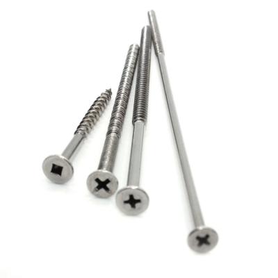 China Stainless Steel Custom Extra Long Cross Countersunk Head Self-tapping Screw for sale