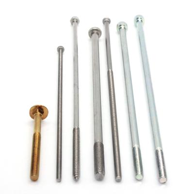 China Customizable Size M8 Pan Head Stainless Steel Machine Screw 100mm Elongated for sale