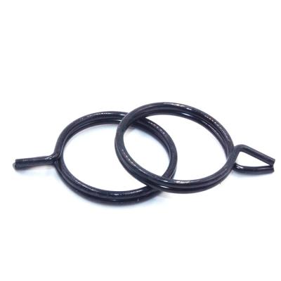 China ISO 9001 2015 Certified Steel Black Coil Wire Torsion Spring Hose Clamp for Industrial for sale