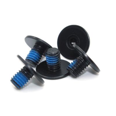 China M2 M2.5 M3 M3.5 M4 M5 M6 M8 Black Hexagon Socket Half Thread Allen Head Screws for sale