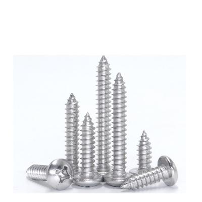 China OEM Supported Stainless Steel M3.5 Metric Thread Black Self Tapping Screw with Zinc Finish for sale