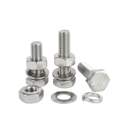 China High Strength Stainless Steel Bolts and Nuts 304 M6 M8 M36 for Industrial Utilization for sale