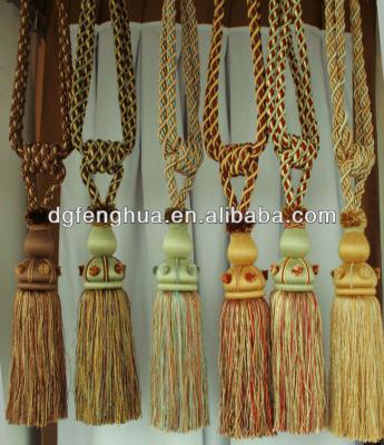 China For curtain fancy and luxurious handmade bulk curtain tassel for sale