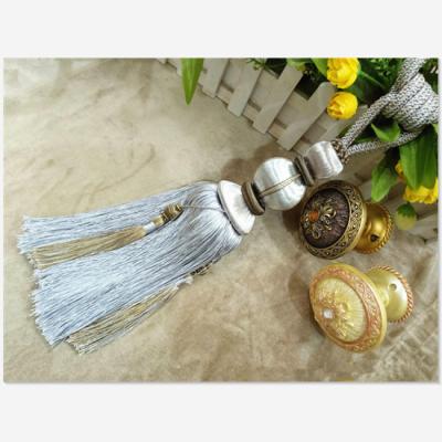 China Handmade Fancy Curtain Tassel For Home Curtain And Curtain Tassel In Stock Supplier for sale