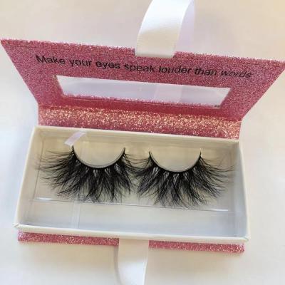 China Feather factory wholesale price 25mm real mink 25mm mink lashes 25mm lashes with free lashes box for sale