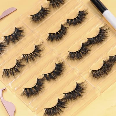 China Wholesale Feather Eyelash With Custom Logo 25mm 3D Mink Eyelashes Vendors Private Label 25mm Mink Eyelash for sale