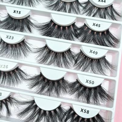 China Wholesale Price Cruelty Free 25mm Feather Lashes Seller 25mm Mink Lashes Fast Delivery 3d Mink Lashes for sale