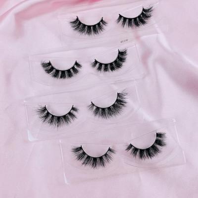 China Free Samples Wholesale Thick Mink Lashes Natural Length Luxury Eyelashes Less Seller 1$ Less Moq Eyelashes for sale