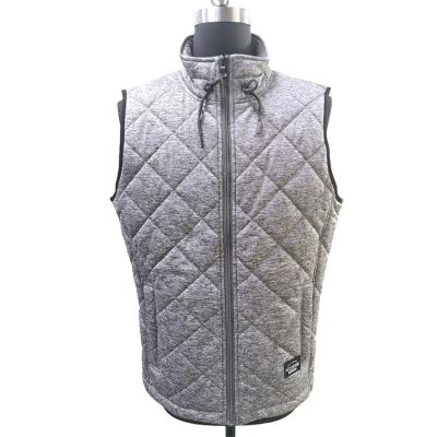 China New Design Mens Fashion Anti Shrinkage 100% Polyester Lightweight Quilted Sleeveless Quilted Vest for sale