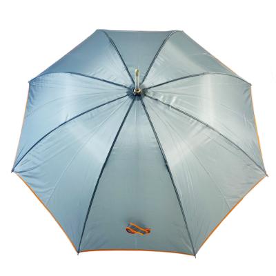 China Ovida 52inch Traditional Umbrella Customized Factory Logo Prints Orange Piping Umbrella in China Umbrella Logo for sale