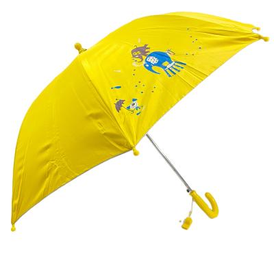 China Minimalist Ovida Yellow Children Umbrella With Customer Design Logo Kids Automatic Open Umbrella Hot Selling for sale