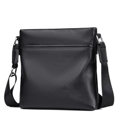 China High Quality Factory Customization Fashion Luxury Clutch Handbags Genuine Leather Men's Cross - Body Shoulder Bag Messenger Men Bag for sale