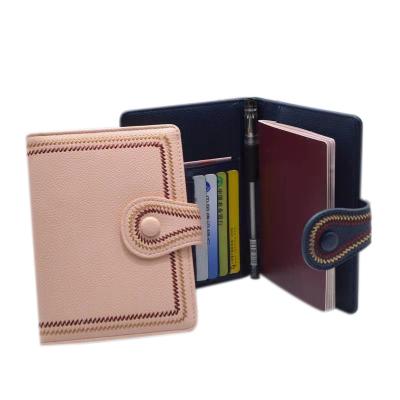 China Fashion Portable Luxury Leather Cover Custom Sublimation Passport And PU Logo Card Holder Vaccine Passport Holder Passport Case for sale