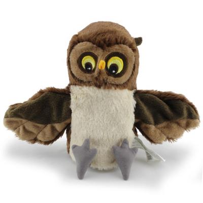 China High Quality Custom Intelligence Puppet Developing Animal Soft Stuffed Plush Toy Owl Hand Puppet for sale