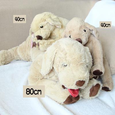 China Wholesale 40/80CM Kids Stuffed Plush Cute Dog Puppy Soft Toys For Children Custom Made for sale