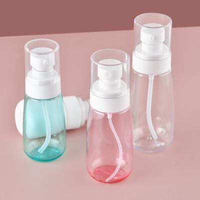 China 30ml 60ml 80ml 100ml Cosmetic Bottle Spray Bottle Lotion Colorful Plastic Bottle For Cosmetic Packaging for sale