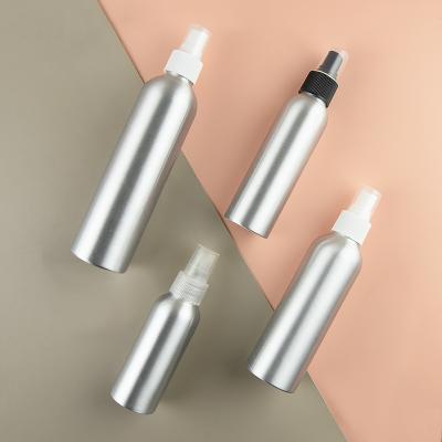 China Personal Care 30ml 50ml 100ml 120ml 150ml 200ml Aluminum Spray Bottle With Plastic Pump Sprayer for sale