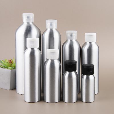 China Wholesale New Design Personal Care Metal Eco-Friendly Refillable Aluminum Shampoo Lotion Water Cosmetic Pump Bottle for sale