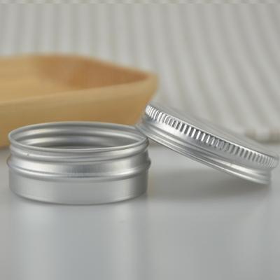 China Household products empty 5g 10g 15g 30g 50g 60g container jar silver top box cosmetic aluminum jar for sale