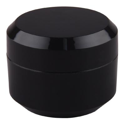 China Wholesale Black Cosmetic Personal Care 5ml 15ml 30ml Nail Gel Polish Plastic Jar PS Cosmetic Cream Container for sale